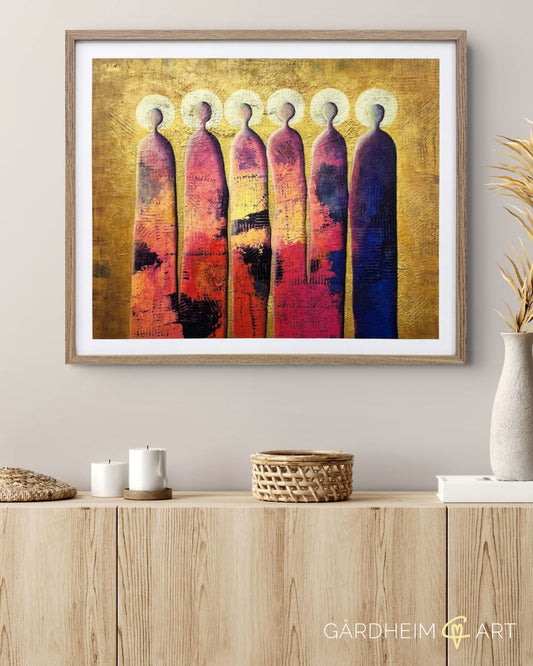 We Are Watching Over You – färdiginramat gicléetryck