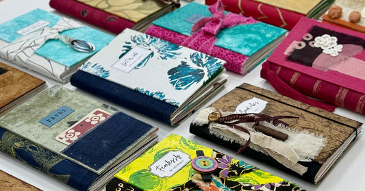 Handgjorda anteckningsböcker