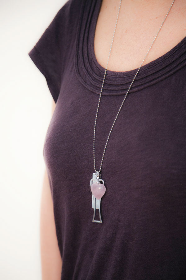 Halssmycke Tro, hopp & kärlek – Änglar finns – du är en