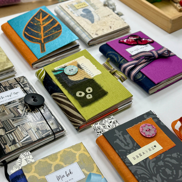 Handgjorda anteckningsböcker med själ