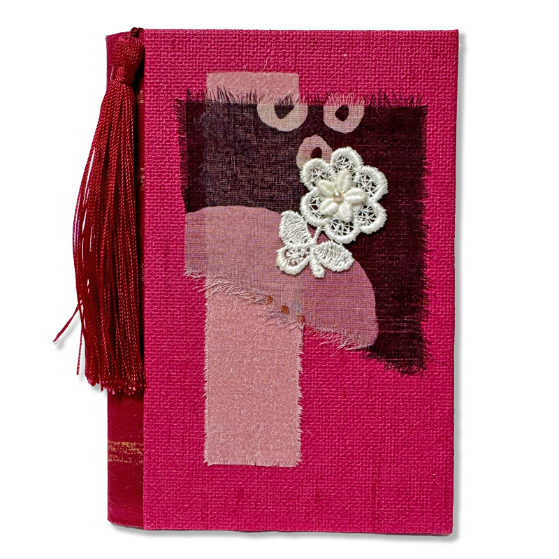 Anteckningsbok 'Inner garden' – handgjord i återvunnet material