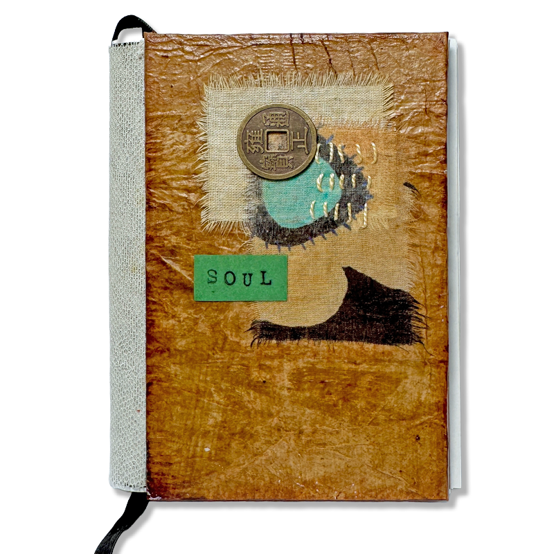Anteckningsbok 'SOUL' – handgjord i återvunnet material