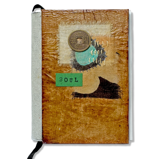 Anteckningsbok 'SOUL' – handgjord i återvunnet material