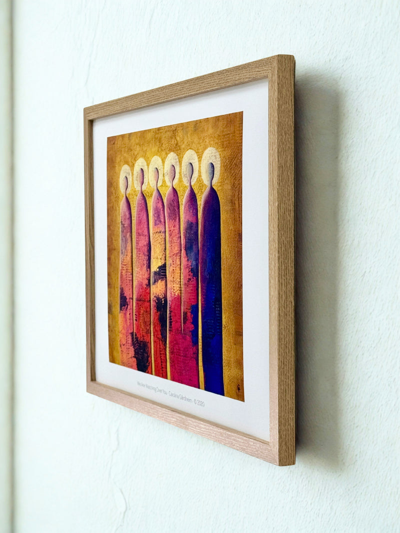 We Are Watching Over You – färdiginramat konsttryck (50x40 cm)