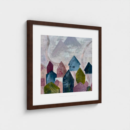 Where Peace Finds Me – inramat konsttryck (50x40 cm)