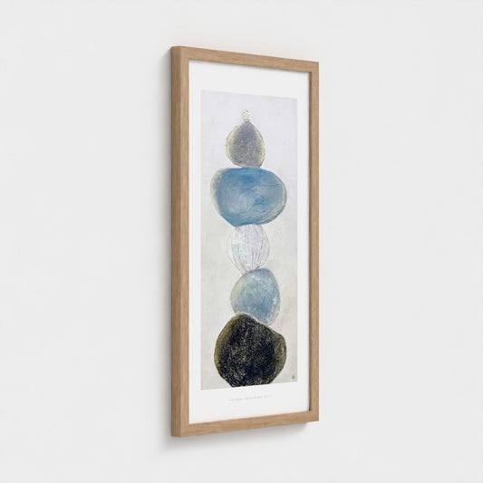 Inner Balance – inramat konsttryck (30x60 cm)